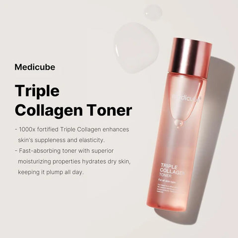 MEDICUBE - TRIPLE COLLAGEN TONER 4.0 140ml