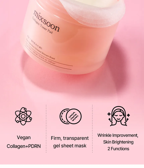 MIXSOON - Collagen Toner Pad (110 pads)