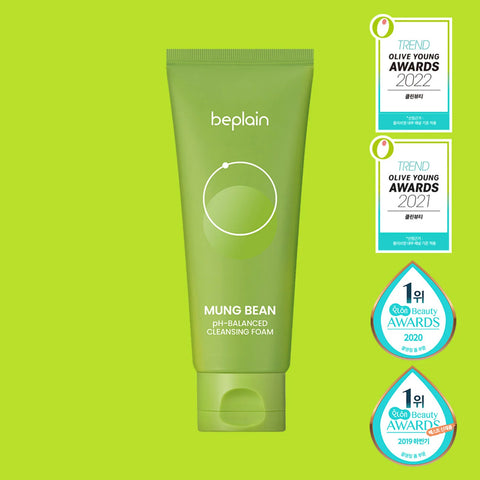 BEPLAIN - MUNG BEAN pH-BALANCED CLEANSING FOAM 80ML