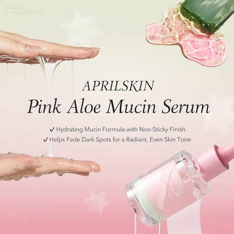 APRIL SKIN -  PINK ALOE MUCIN SERUM 30ML