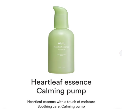 ABIB - HEARTLEAF ESSENCE CALMING PUMP 50ML