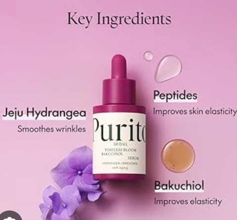 Purito SEOUL - Timeless Bloom Bakuchiol Serum 30ml