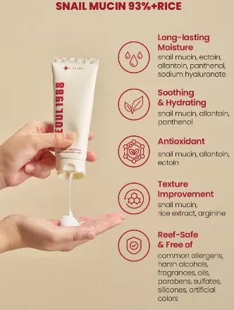 K-SECRET - SEOUL 1988 CREAM : SNAIL MUCIN 93% + RICE 100ML