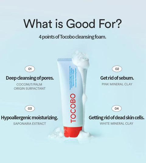 TOCOBO - COCONUT CLAY CLEANSING FOAM 150ML