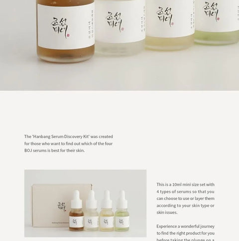 Beauty of Joseon - Hanbang Serum Discovery Kit (4 PCS)