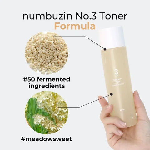 numbuzin - No. 3 Super Glowing Essence Toner 200ML