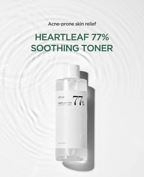 Anua-HEARTLEAF 77% SOOTHING TONER 250ML