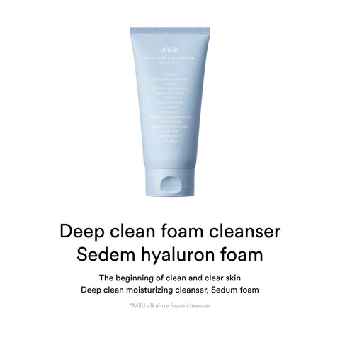 ABIB - DEEP CLEAN FOAM CLEANSER SEDUM HYALURON FOAM 150ML