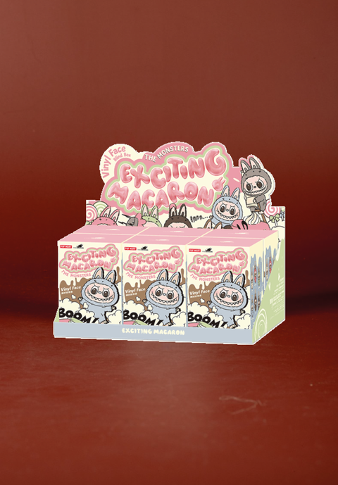 THE MONSTERS - LABUBU Exciting Tasty Macarons Vinyl Face Blind Box