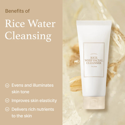 IM FROM - RICE WHIP FACIAL CLEANSER 150ML