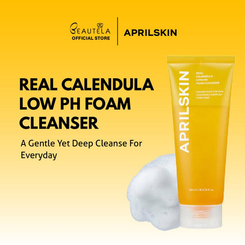 APRIL SKIN - CALENDULA LOW-PH FOAM CLEANSER 200g