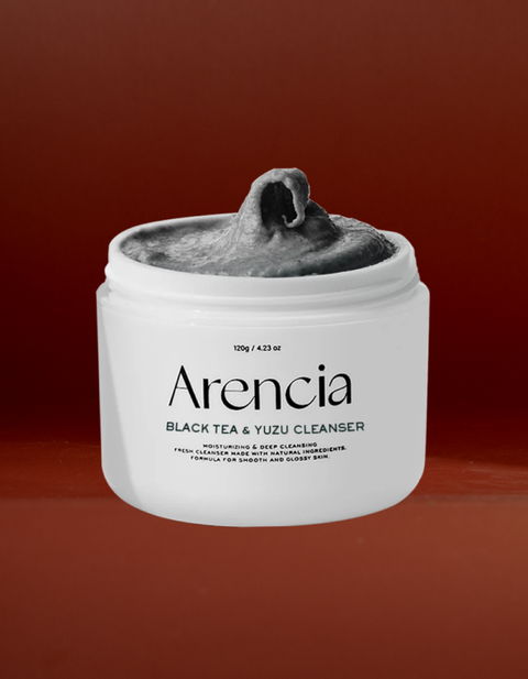 ARENCIA - Black Tea & Yuzu Rice Mochi Cleanser 120g