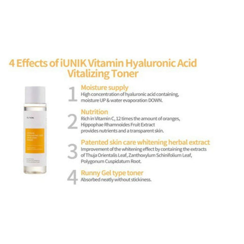 IUNIK - Vitamin Hyaluronic Acid Vitalizing Toner 200ml